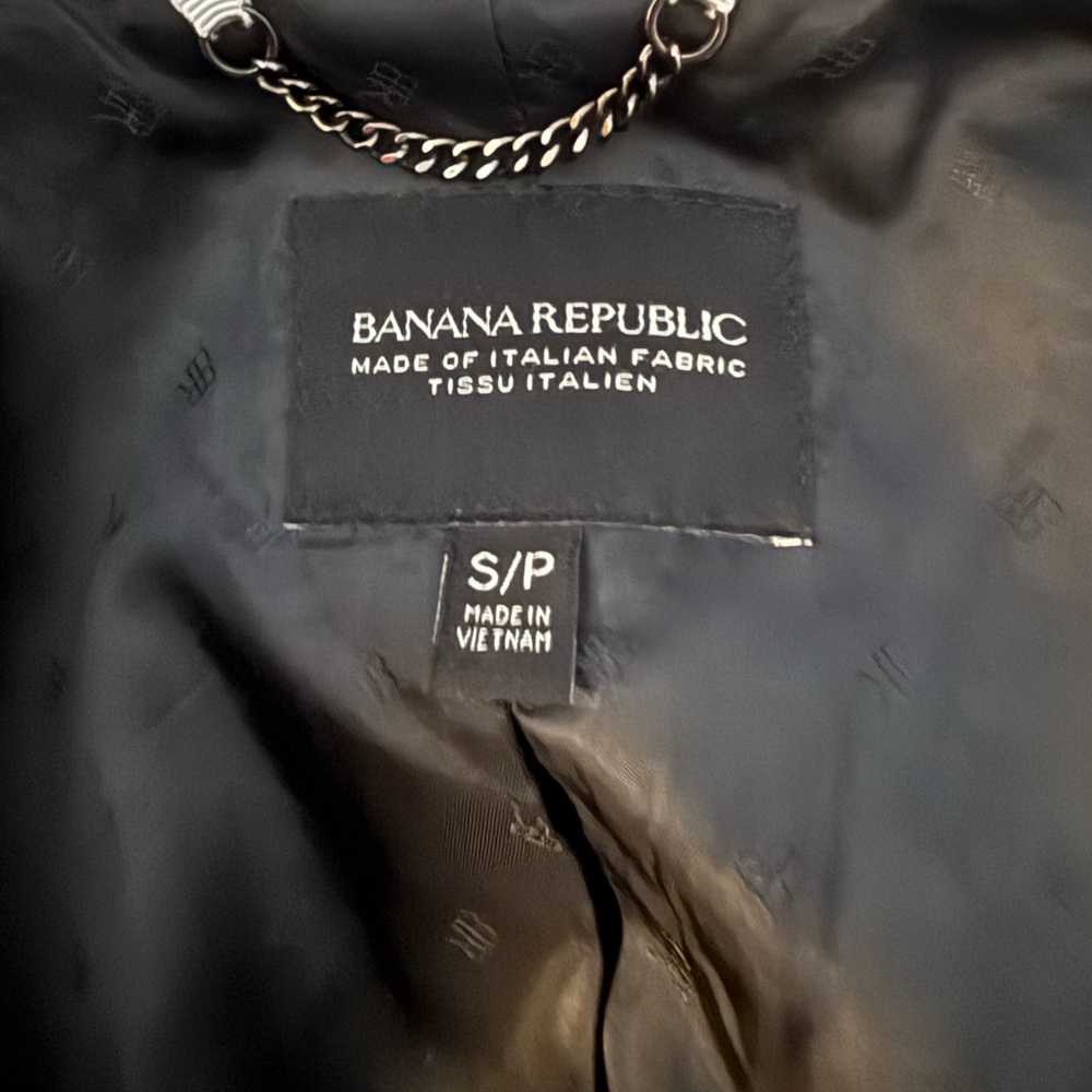 BANANA REPUBLIC COCOON MOTO OVERSIZED JACKET. PTP 23 - Picture 8 of 11